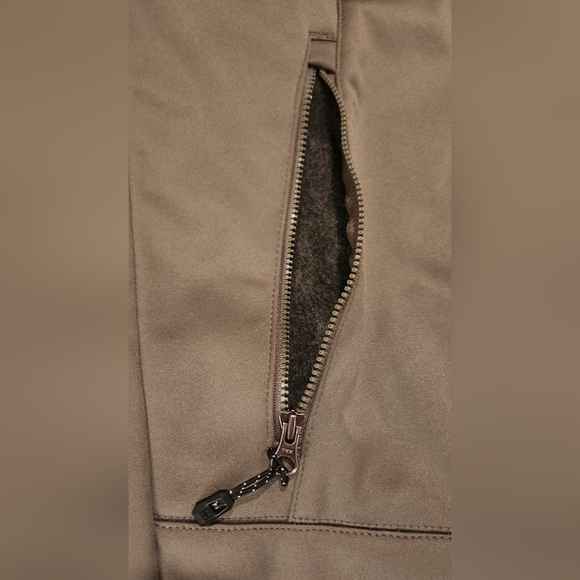 Men’s Swiss Tech 🇨🇭 soft full zip jacket (Olive Green XL) - Picture 5 of 7